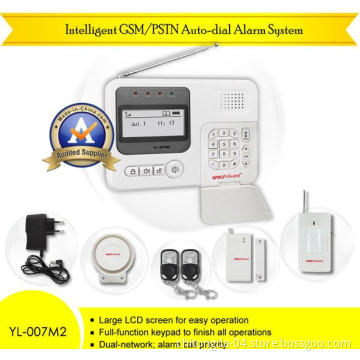 Intelligent GSM /PSTN Phone Line Auto Dial Security Alarm System (YL-007M2)